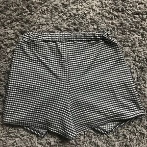 Gingham Skort